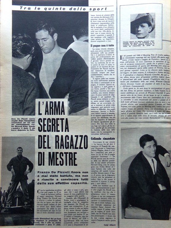 La Tribuna Illustrata 3 Febbraio 1963 Presley Disney De Piccoli …