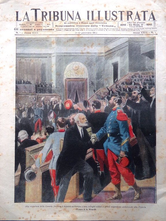 La Tribuna Illustrata 3 Gennaio 1915 WW1 Cartapesta Lecce Natale … | Immagine Gallery 3