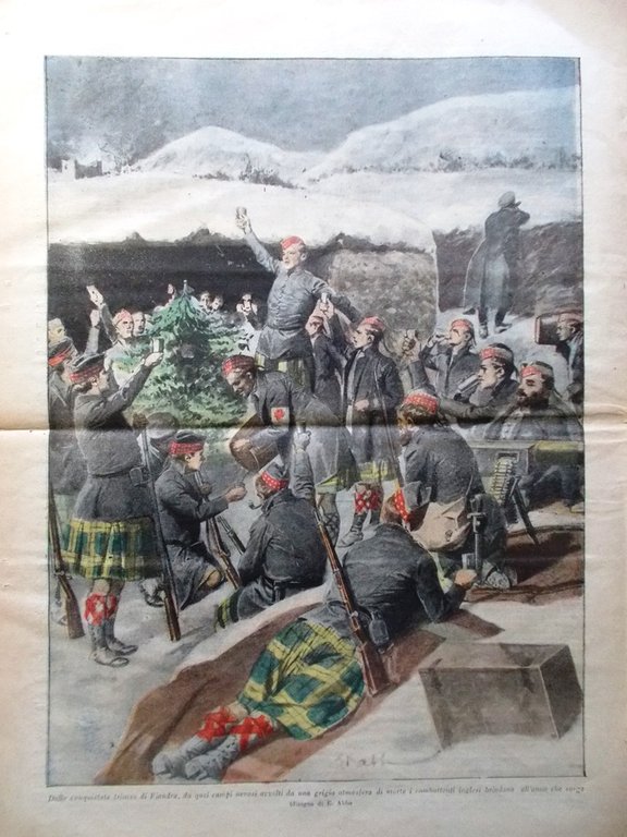 La Tribuna Illustrata 3 Gennaio 1915 WW1 Cartapesta Lecce Natale … | Immagine Gallery 5