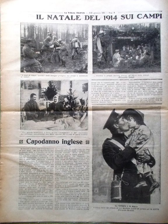 La Tribuna Illustrata 3 Gennaio 1915 WW1 Cartapesta Lecce Natale … | Immagine Gallery 6