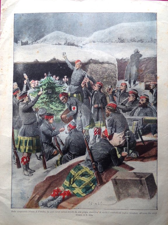 La Tribuna Illustrata 3 Gennaio 1915 WW1 Cartapesta Lecce Natale … | Immagine Gallery 7