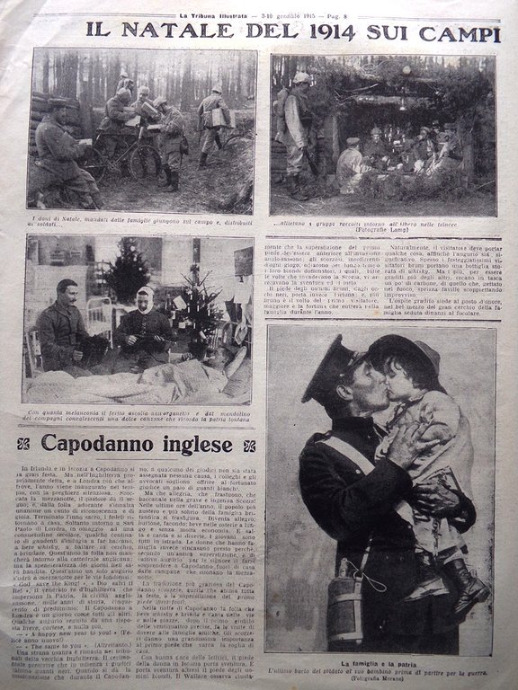 La Tribuna Illustrata 3 Gennaio 1915 WW1 Cartapesta Lecce Natale … | Immagine Gallery 8