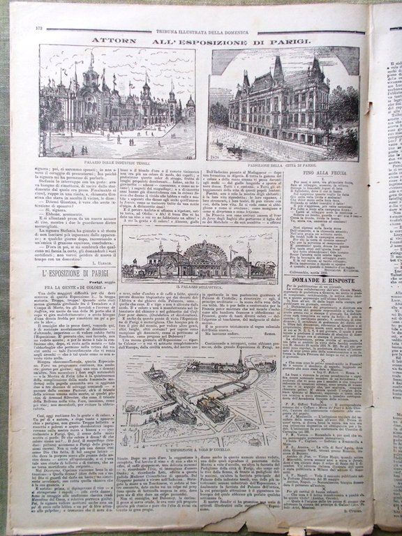 La Tribuna Illustrata 3 Giugno 1900 Anno Santo Invasione in …