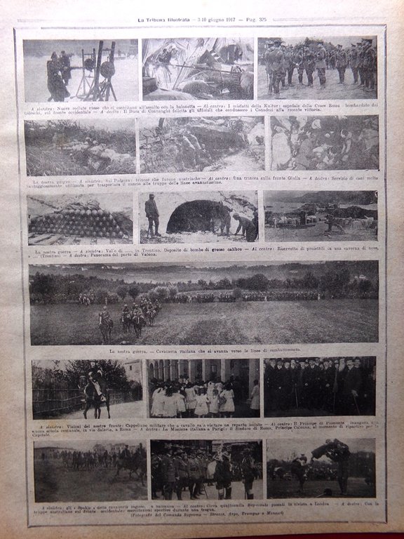 La Tribuna Illustrata 3 Giugno 1917 WW1 Posta Aerea Croce … | Immagine Gallery 2