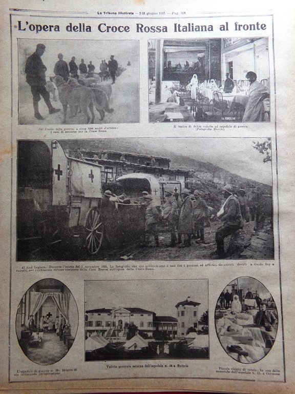 La Tribuna Illustrata 3 Giugno 1917 WW1 Posta Aerea Croce … | Immagine Gallery 4