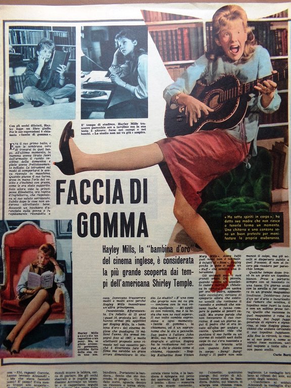 La Tribuna Illustrata 3 Giugno 1962 Hayley Mills Sinatra Sol …