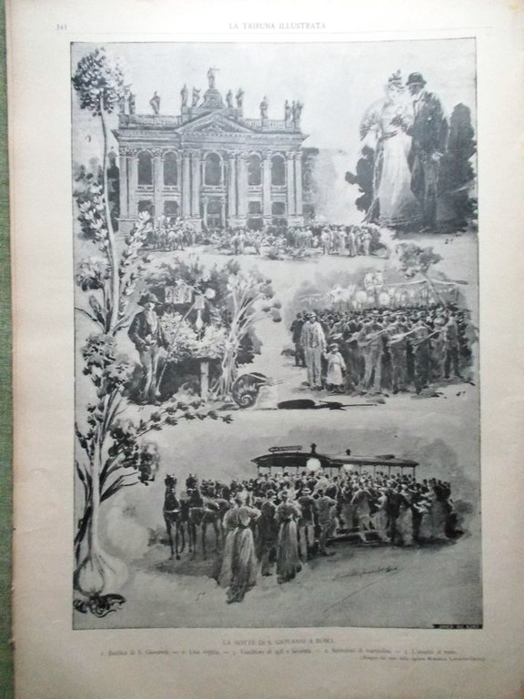 La Tribuna Illustrata 3 luglio 1892 Frana del Sasso Eritrea …