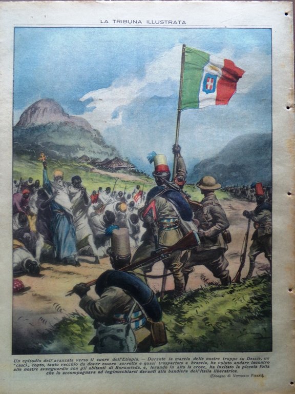 La Tribuna Illustrata 3 Maggio 1936 Arca Noè Addis Abeba …