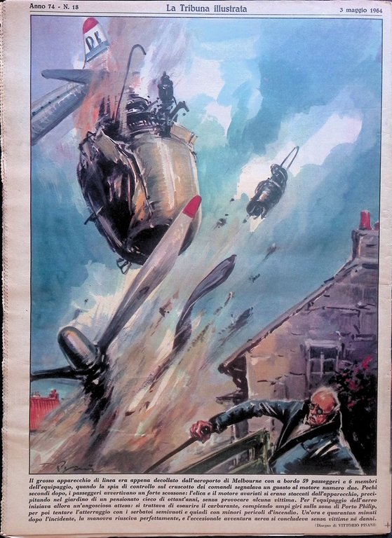 La Tribuna Illustrata 3 Maggio 1964 Kruscev Giallelis Fleming Zarethan …