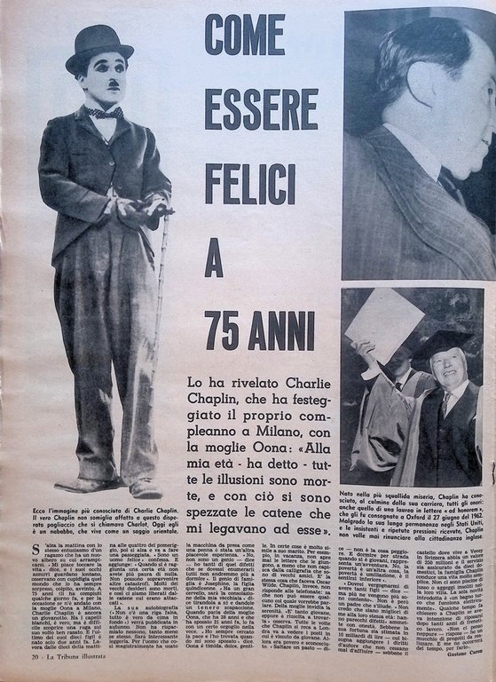 La Tribuna Illustrata 3 Maggio 1964 Kruscev Giallelis Fleming Zarethan …