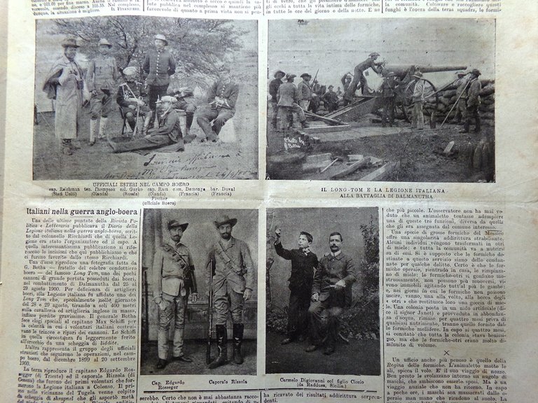 La Tribuna Illustrata 3 Marzo 1901 Schanzer Rutelli Guerra Anglo-Boera …