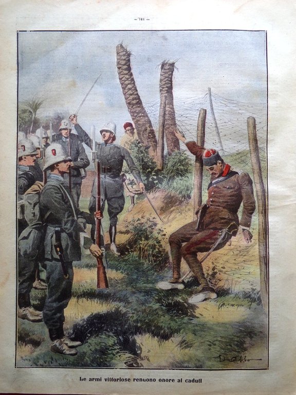 La Tribuna Illustrata 3 Marzo 1912 Ospedale Ferruccio Gay Roma …