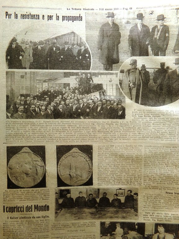 La Tribuna Illustrata 3 Marzo 1918 WW1 Batteria Vendetta Lega … | Immagine Gallery 2