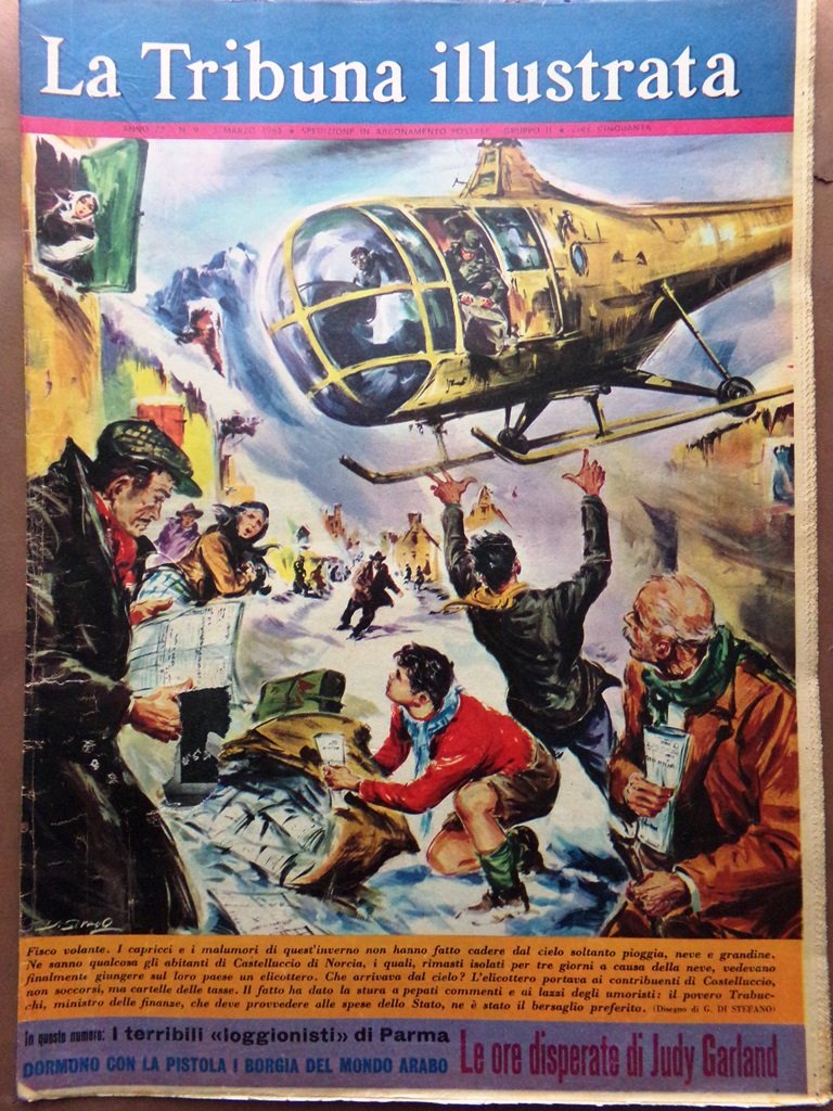 La Tribuna Illustrata 3 Marzo 1963 Gioacchino Belli Garland Bergonzi …