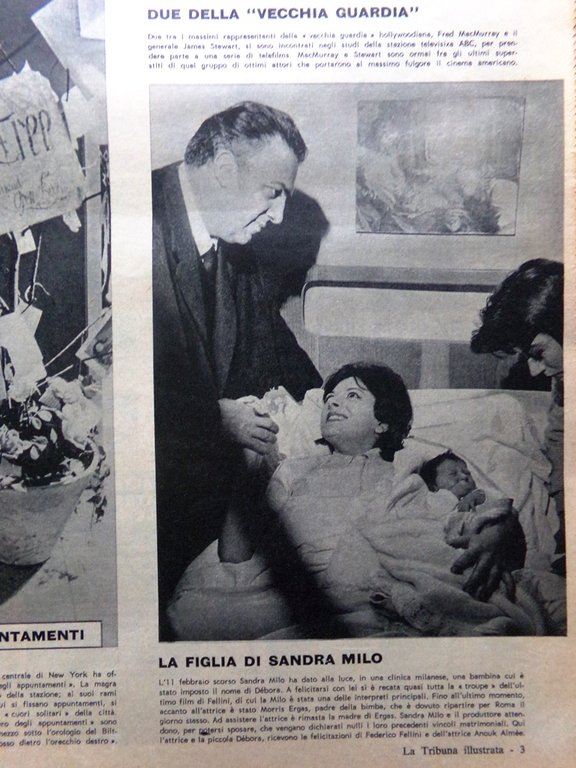 La Tribuna Illustrata 3 Marzo 1963 Gioacchino Belli Garland Bergonzi …