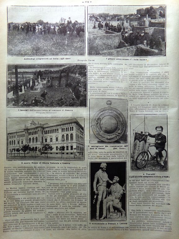 La Tribuna Illustrata 3 Novembre 1912 Moretti Telefono Museo Genova …