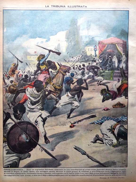 La Tribuna Illustrata 3 Novembre 1935 Tigrai Sottomarini Dubat Africa …