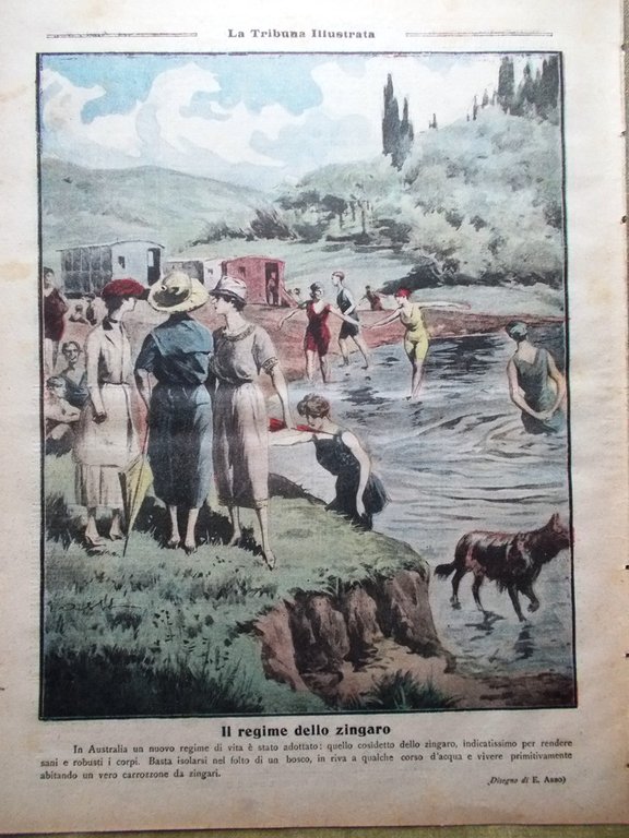 La Tribuna Illustrata 3 Ottobre 1920 Transatlantici Ravenna Irlanda Scacchi …