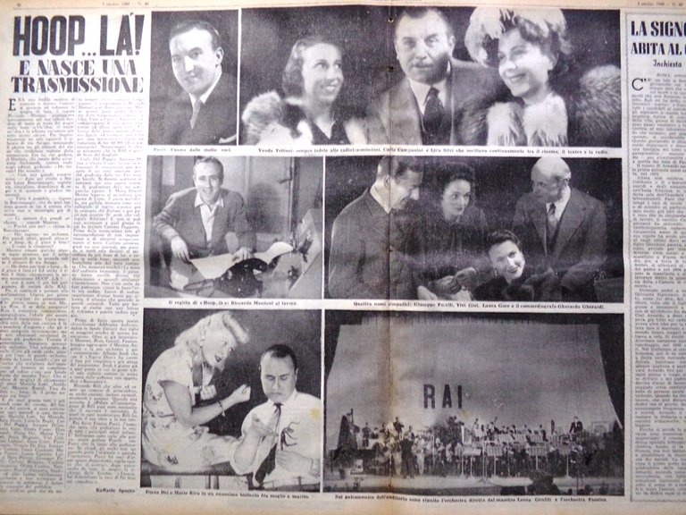 La Tribuna Illustrata 3 Ottobre 1948 Mussolini D'Annunzio Ailè Selassiè … | Immagine Gallery 2