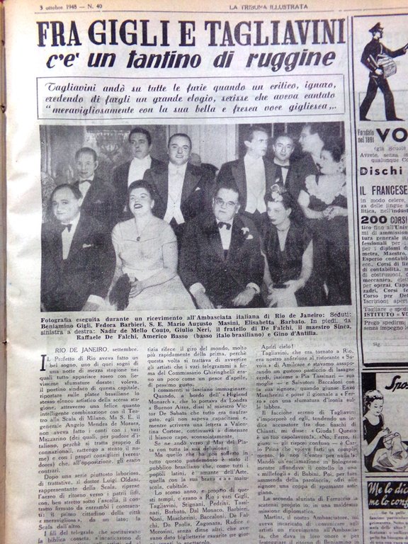 La Tribuna Illustrata 3 Ottobre 1948 Mussolini D'Annunzio Ailè Selassiè … | Immagine Gallery 4