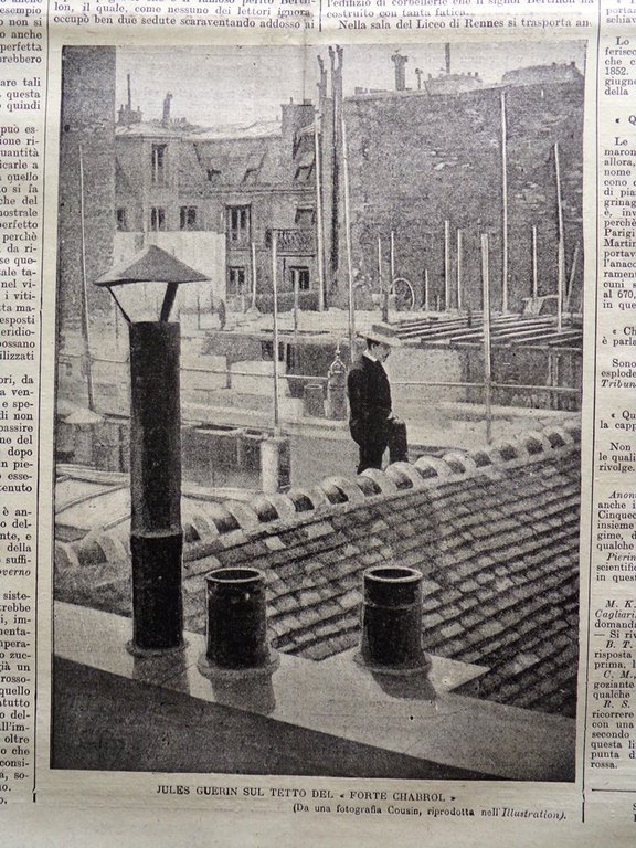 La Tribuna Illustrata 3 Settembre 1899 Processo Dreyfus Esterhazy Jules …