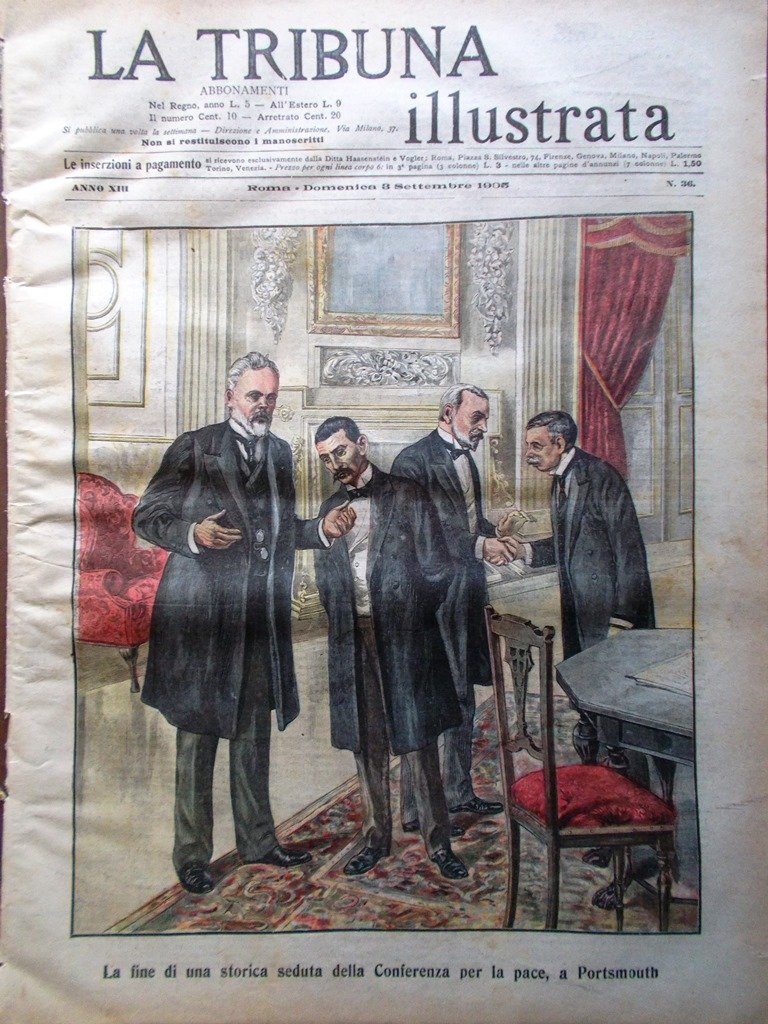 La Tribuna Illustrata 3 Settembre 1905 Bouguereau Abitazioni Pace a …