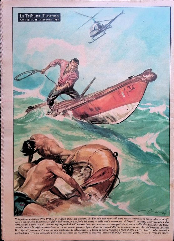 La Tribuna Illustrata 3 Settembre 1958 Cicciu Busacca Buffalo Bill …