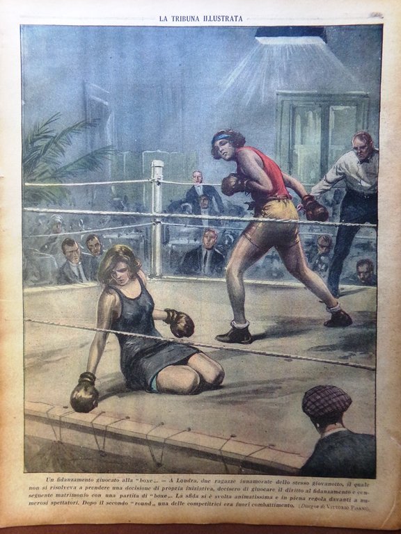 La Tribuna Illustrata 30 Agosto 1925 Fantasmi Marconi Nordio Regina …