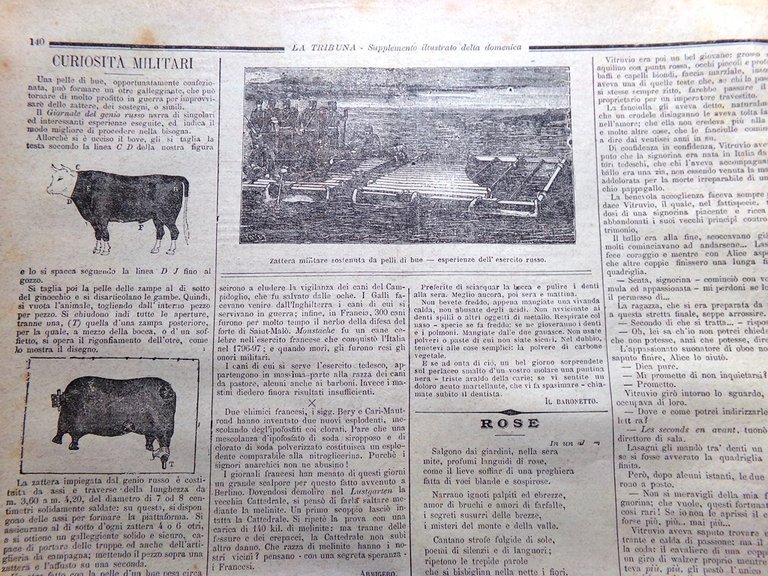 La Tribuna Illustrata 30 Aprile 1893 Torneo Villa Borghese Sovrani …