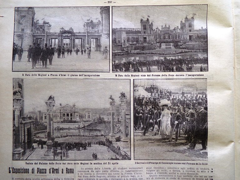 La Tribuna Illustrata 30 Aprile 1911 Prier Telesio Robot Fiesole …