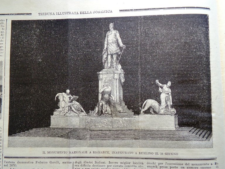 La Tribuna Illustrata 30 Giugno 1901 Processo Pezi Bismarck Biblioteca …