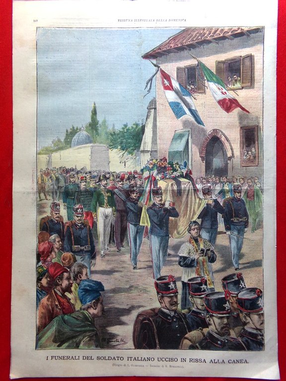 La Tribuna Illustrata 30 Luglio 1899 Nubifragio di Pescina Streghe …