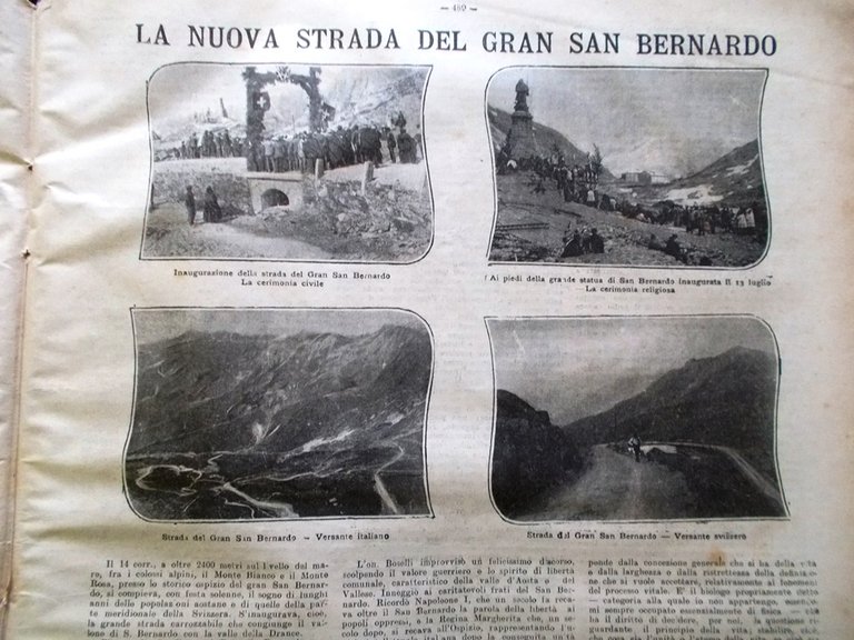 La Tribuna Illustrata 30 luglio 1905 Manicomio Perugia San Bernardo …
