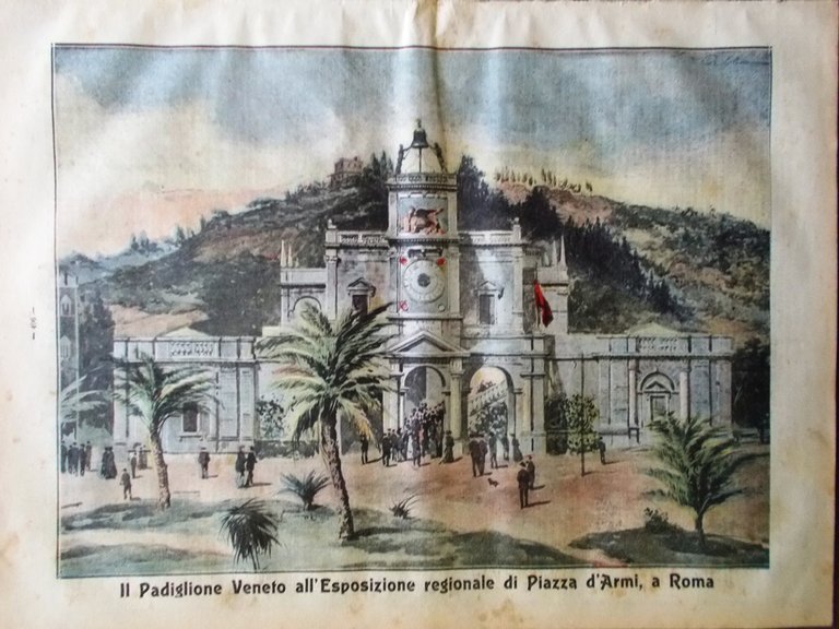 La Tribuna Illustrata 30 Luglio 1911 Castel Porziano San Marco …