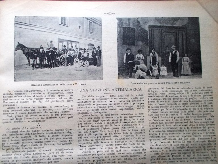 La Tribuna Illustrata 30 Ottobre 1904 Teatro di Rovigo Crocco …