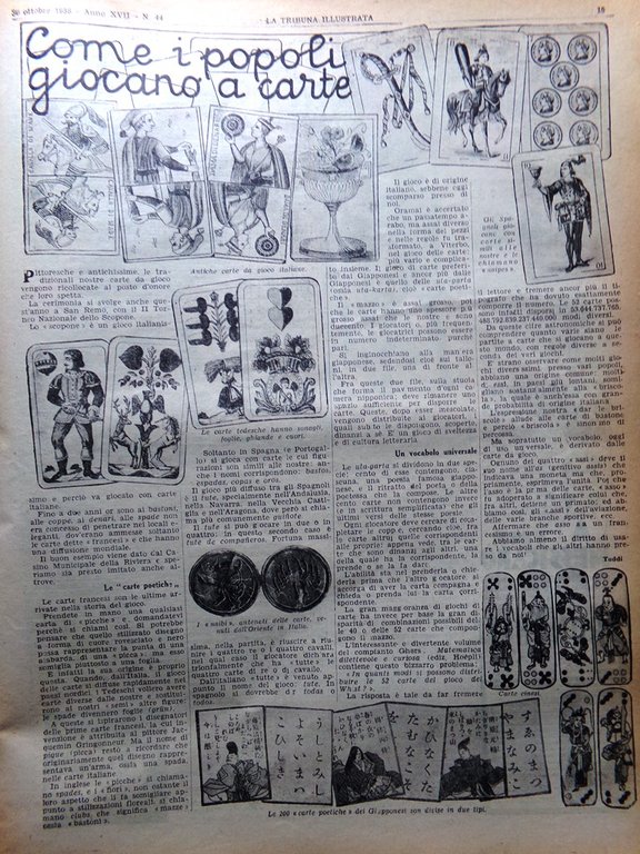 La Tribuna Illustrata 30 Ottobre 1938 Primo Carnera Carte Cercatori …