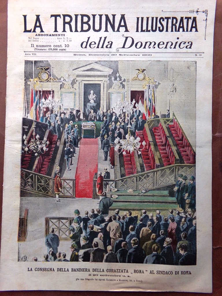 La Tribuna Illustrata 30 Settembre 1900 XX Settembre Porta Pia …