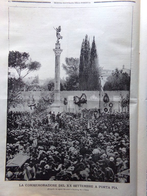 La Tribuna Illustrata 30 Settembre 1900 XX Settembre Porta Pia …