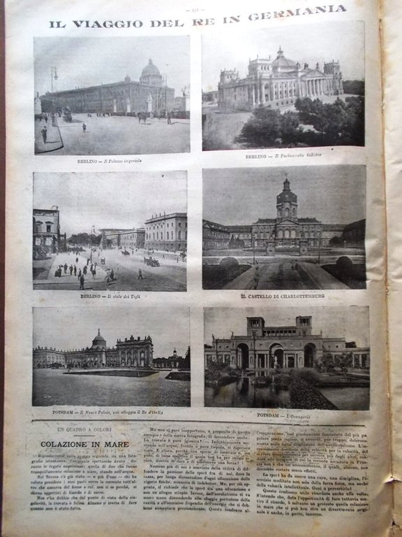 La Tribuna Illustrata 31 Agosto 1902 Fair Lombardo Guglielmo Tunnel …