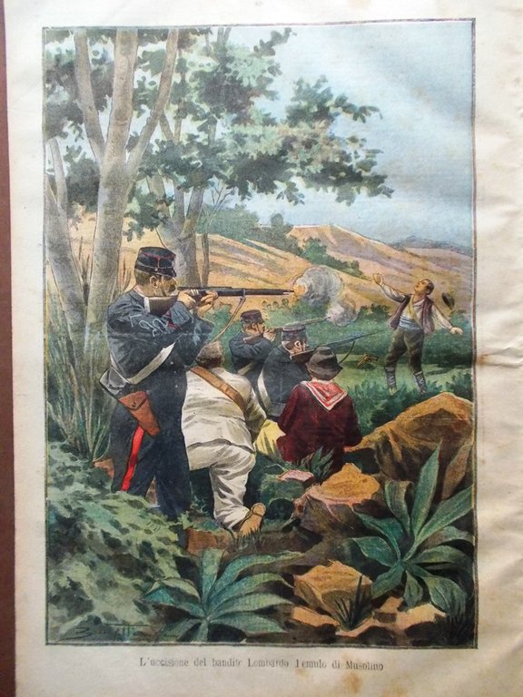 La Tribuna Illustrata 31 Agosto 1902 Fair Lombardo Guglielmo Tunnel …