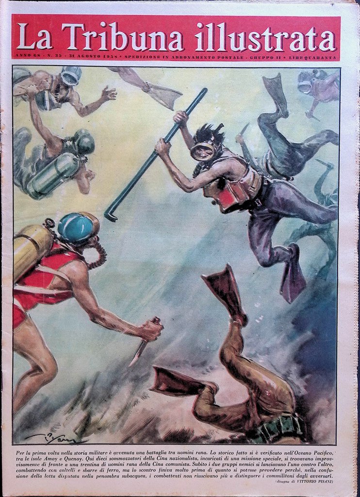 La Tribuna Illustrata 31 Agosto 1958 Amoy Quenoy Hiroshima Joan …