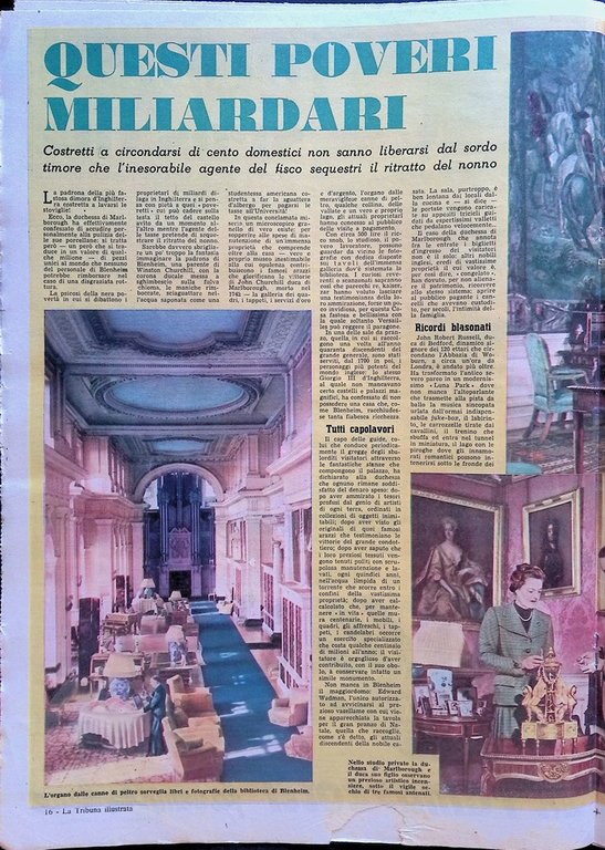 La Tribuna Illustrata 31 Agosto 1958 Amoy Quenoy Hiroshima Joan …