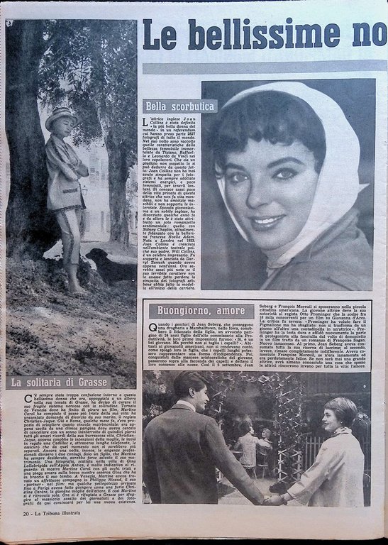 La Tribuna Illustrata 31 Agosto 1958 Amoy Quenoy Hiroshima Joan …