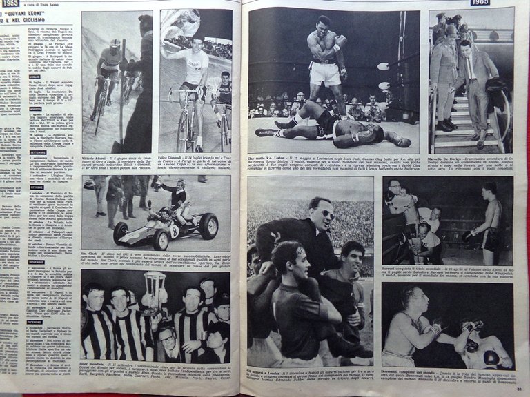 La Tribuna Illustrata 31 Dicembre 1965 Inter Meazza Whisky Champagne …