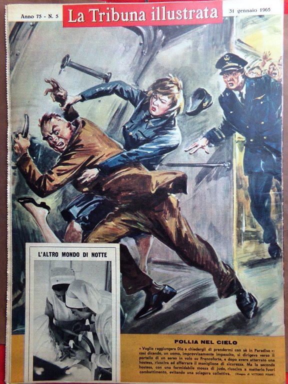 La Tribuna Illustrata 31 Gennaio 1965 Giardello Evasori Notte San …