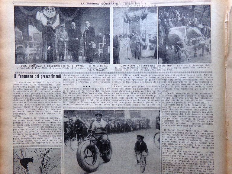 La Tribuna Illustrata 31 Maggio 1925 Energia Elettrica Grillo Università …