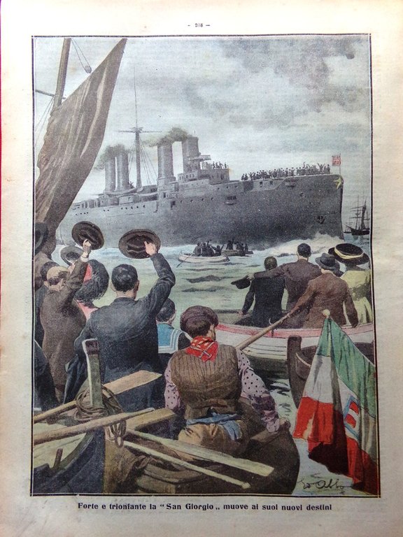La Tribuna Illustrata 31 Marzo 1912 Scebeli Domenico Mustafà San …