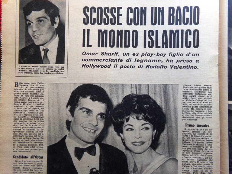 La Tribuna Illustrata 31 Marzo 1963 Bersaglieri Nardiello Sharif Sordomuti …