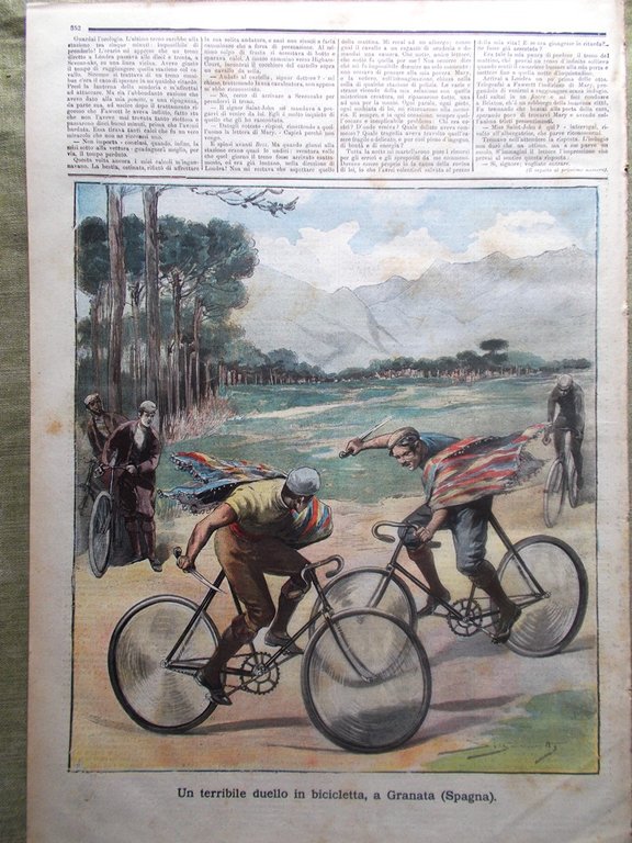 La Tribuna Illustrata 31 Ottobre 1897 Alberto Cavalletto Anniversario di …