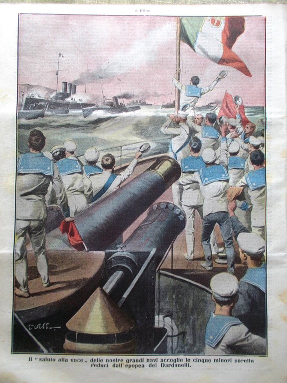 La Tribuna Illustrata 4 Agosto 1912 Ascari Dea Calì Dardanelli …